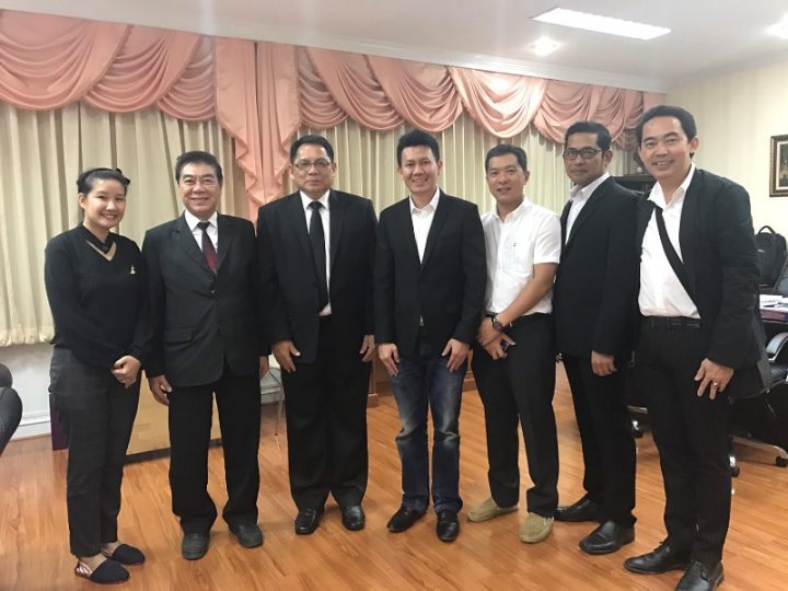เยี่ยมคารวะและอวยพรปีใหม่ท่านอธิการบดีกรมส่งเสริมการปกครองท้องถิ่น