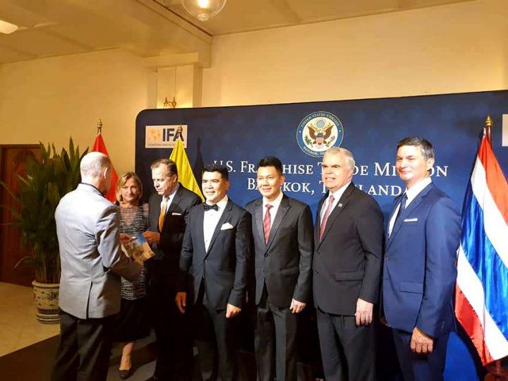 สมาคมป้ายและโฆษณาร่วมงาน “Franchise Trade Mission at the U.S. Ambassador’s Residence”