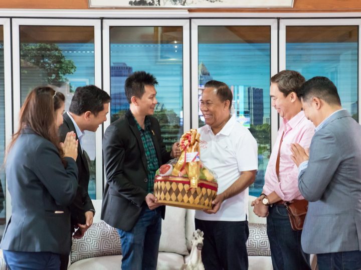 เข้าพบท่านจุมพล  สำเภาพล เพื่อเยี่ยมคาราวะและอวยพรปีใหม่ 2561